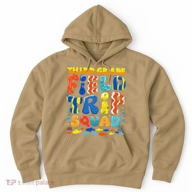 Field Trip Squad Fish Aquarium 3rd Grade Teacher Student Hoodie
