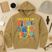 Field Trip Squad Fish Aquarium 3rd Grade Teacher Student Hoodie thumb 3
