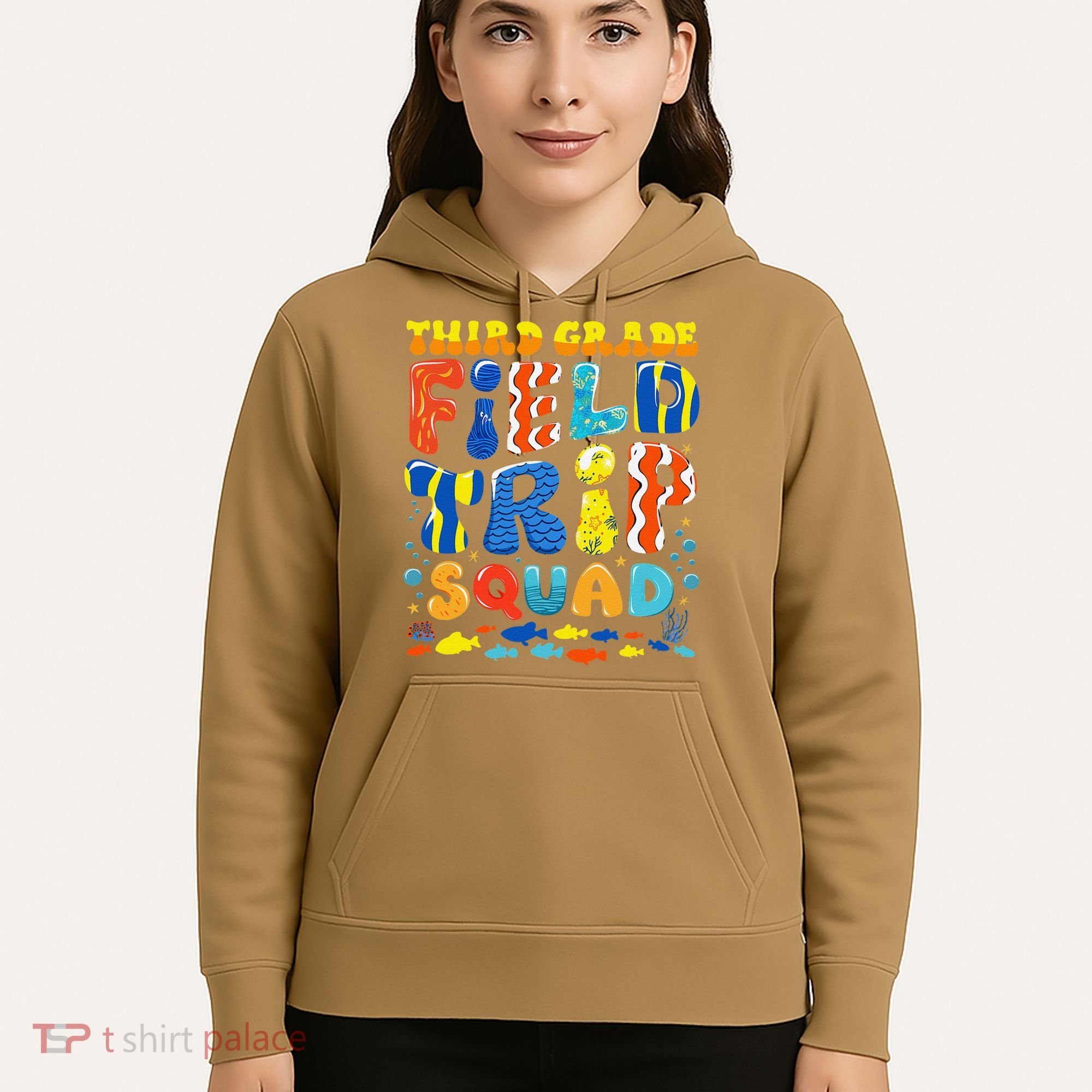 Field Trip Squad Fish Aquarium 3rd Grade Teacher Student Hoodie