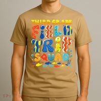 Field Trip Squad Fish Aquarium 3rd Grade Teacher Student T-Shirt thumb 3