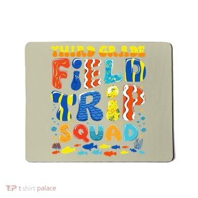 Field Trip Squad Fish Aquarium 3rd Grade Teacher Student Mousepad