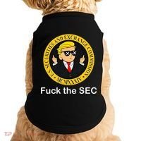 Fuck The Sec Mcmxxxiv Us Securities And Exchange Commission Doggie Tank thumb 0