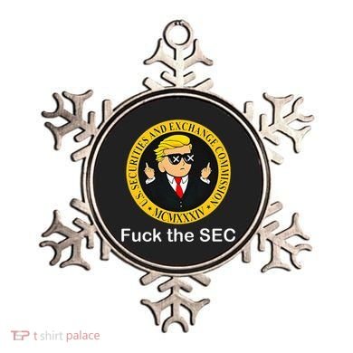 Fuck The Sec Mcmxxxiv Us Securities And Exchange Commission Ornament