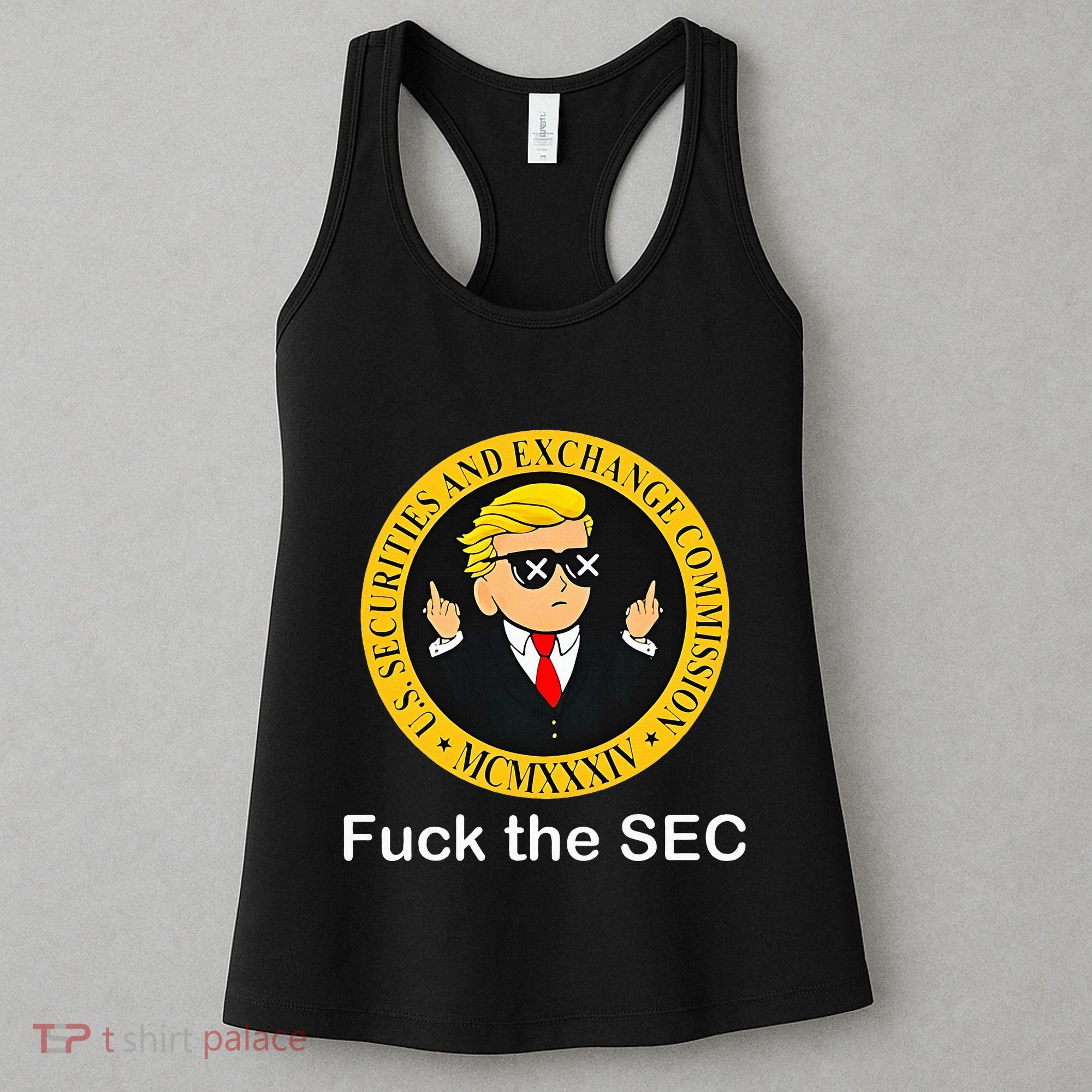 Fuck The Sec Mcmxxxiv Us Securities And Exchange Commission Women's Tank Top