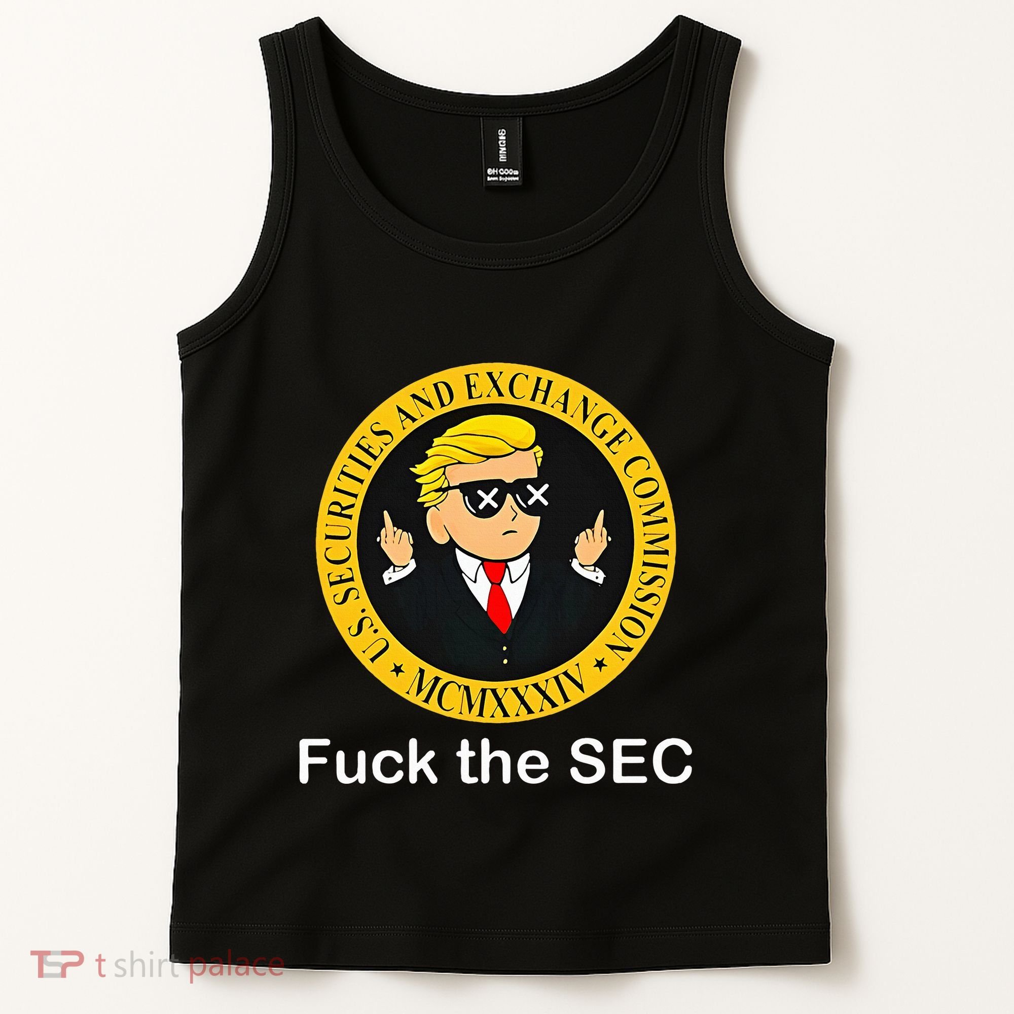 Fuck The Sec Mcmxxxiv Us Securities And Exchange Commission Tank Top