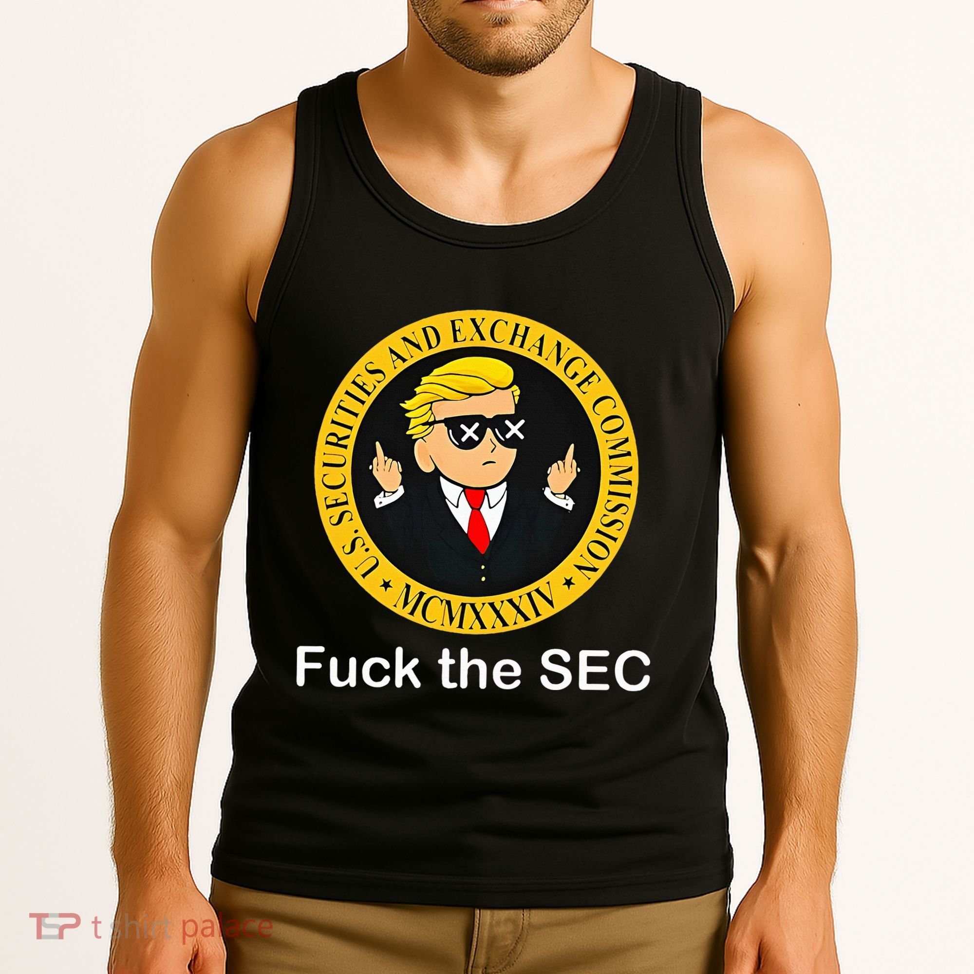 Fuck The Sec Mcmxxxiv Us Securities And Exchange Commission Tank Top