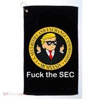 Fuck The Sec Mcmxxxiv Us Securities And Exchange Commission Golf Towel thumb 0
