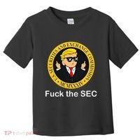 Fuck The Sec Mcmxxxiv Us Securities And Exchange Commission Toddler T-Shirt thumb 0