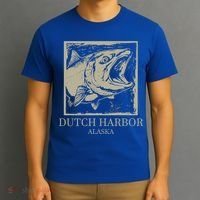 Fishing Town Souvenir Dutch Harbor Alaska Cool Gift T-Shirt thumb 3