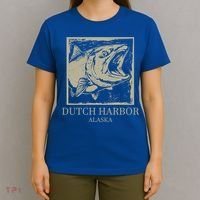 Fishing Town Souvenir Dutch Harbor Alaska Cool Gift T-Shirt thumb 4