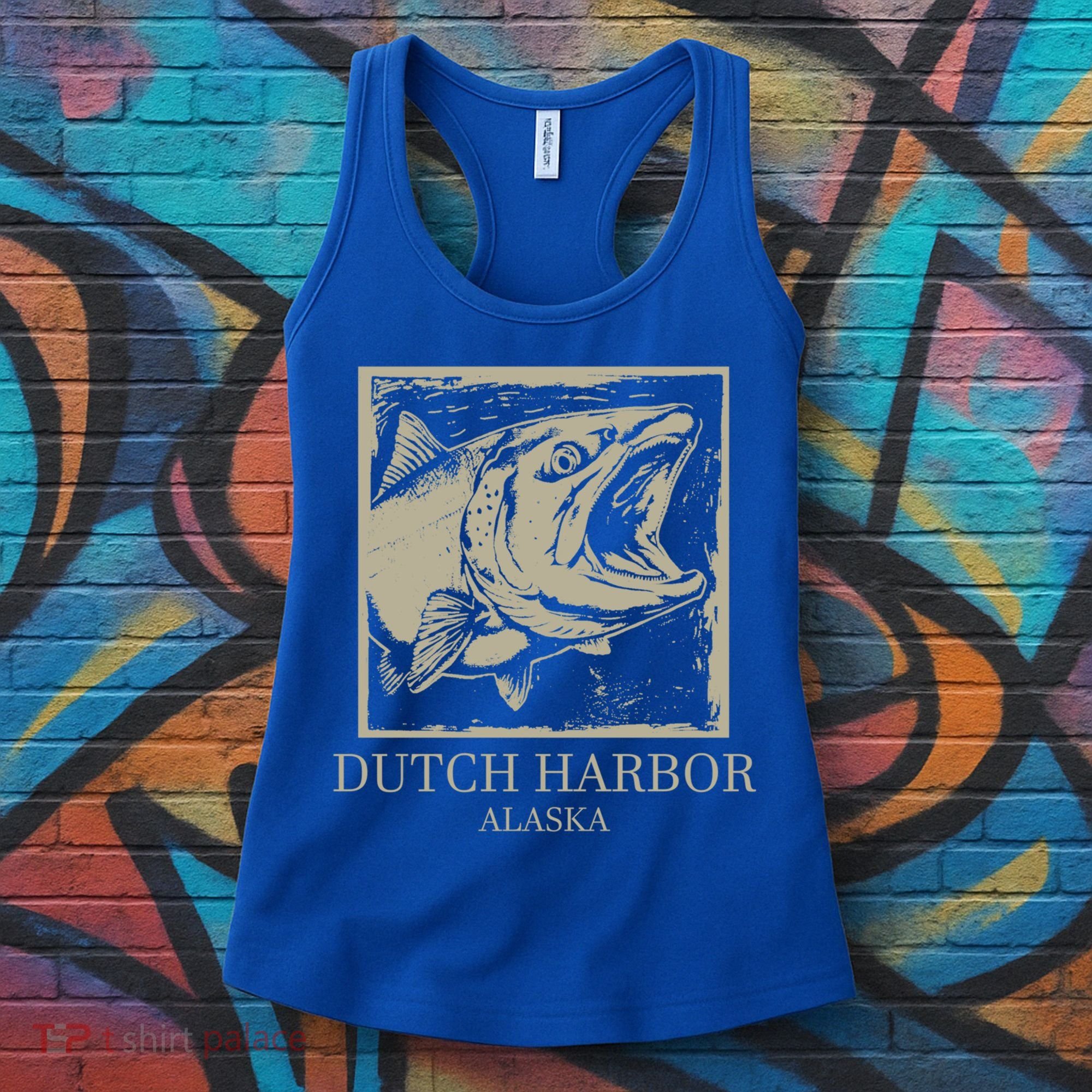 Fishing Town Souvenir Dutch Harbor Alaska Cool Gift Women's Tank Top