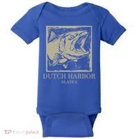 Fishing Town Souvenir Dutch Harbor Alaska Cool Gift Baby Bodysuit thumb 0