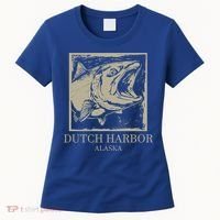 Fishing Town Souvenir Dutch Harbor Alaska Cool Gift Women's T-Shirt thumb 0