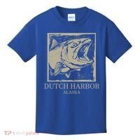 Fishing Town Souvenir Dutch Harbor Alaska Cool Gift Kids T-Shirt thumb 0