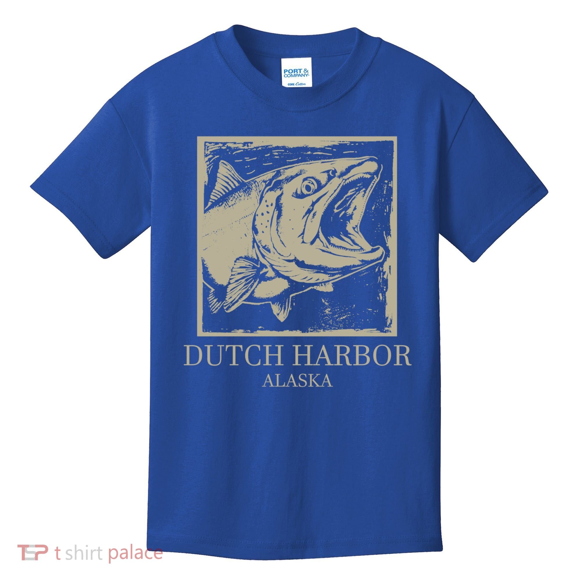 Fishing Town Souvenir Dutch Harbor Alaska Cool Gift Kids T-Shirt
