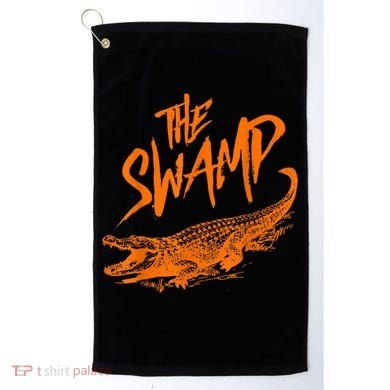 Florida The Swamp Gator Golf Towel