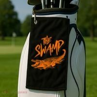 Florida The Swamp Gator Golf Towel thumb 2