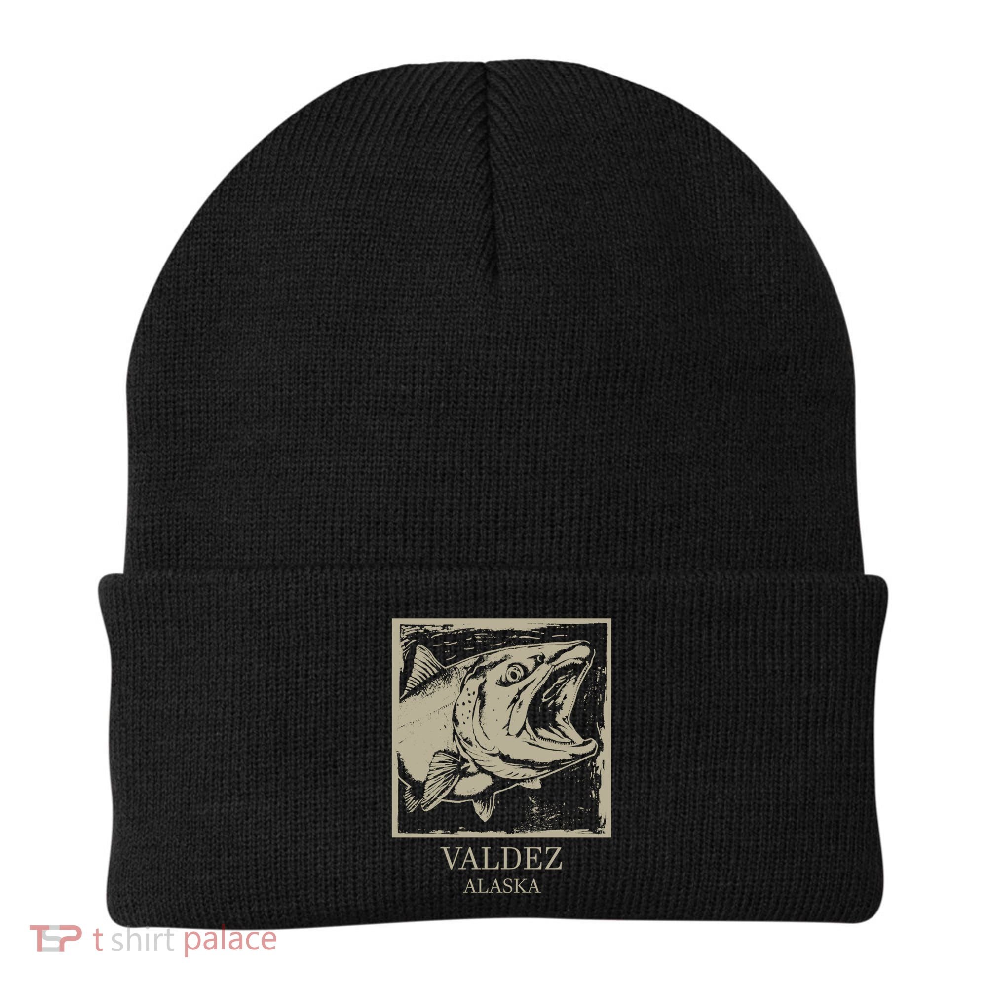 Fishing Town Souvenir Valdez Alaska Cute Gift Beanie