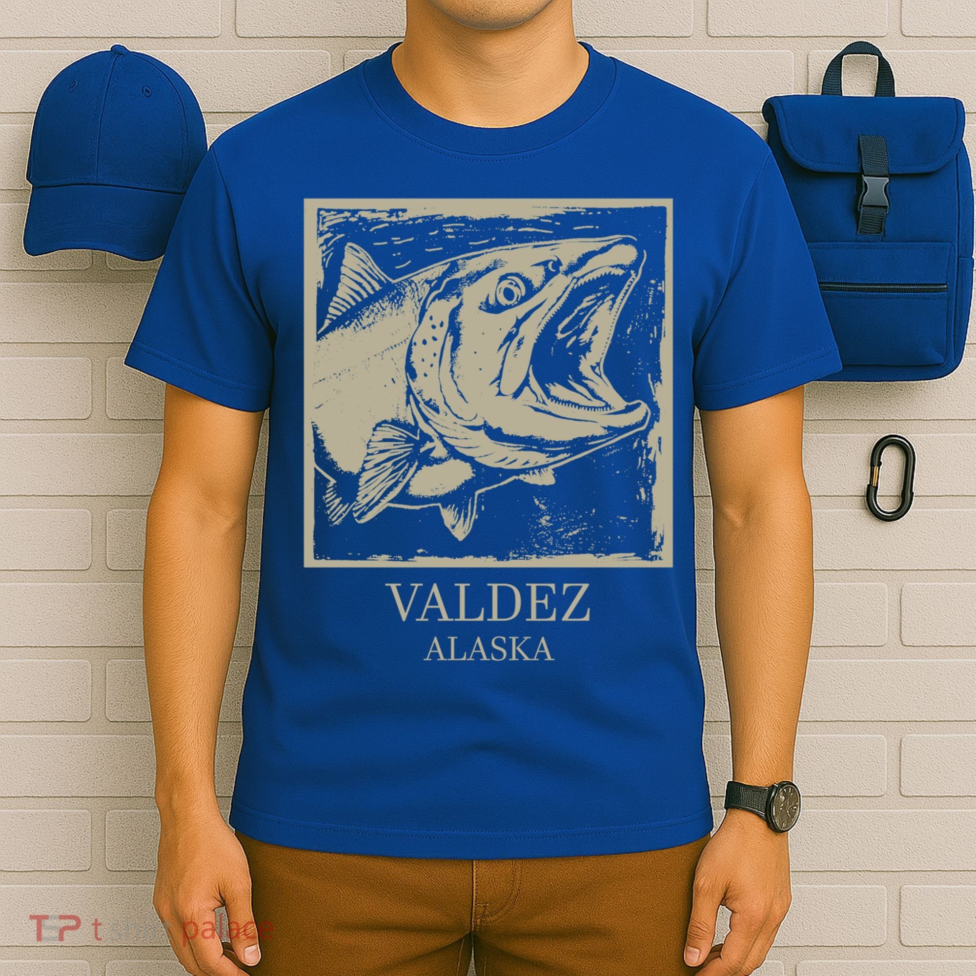 Fishing Town Souvenir Valdez Alaska Cute Gift T-Shirt
