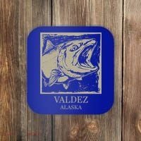 Fishing Town Souvenir Valdez Alaska Cute Gift Coaster thumb 0