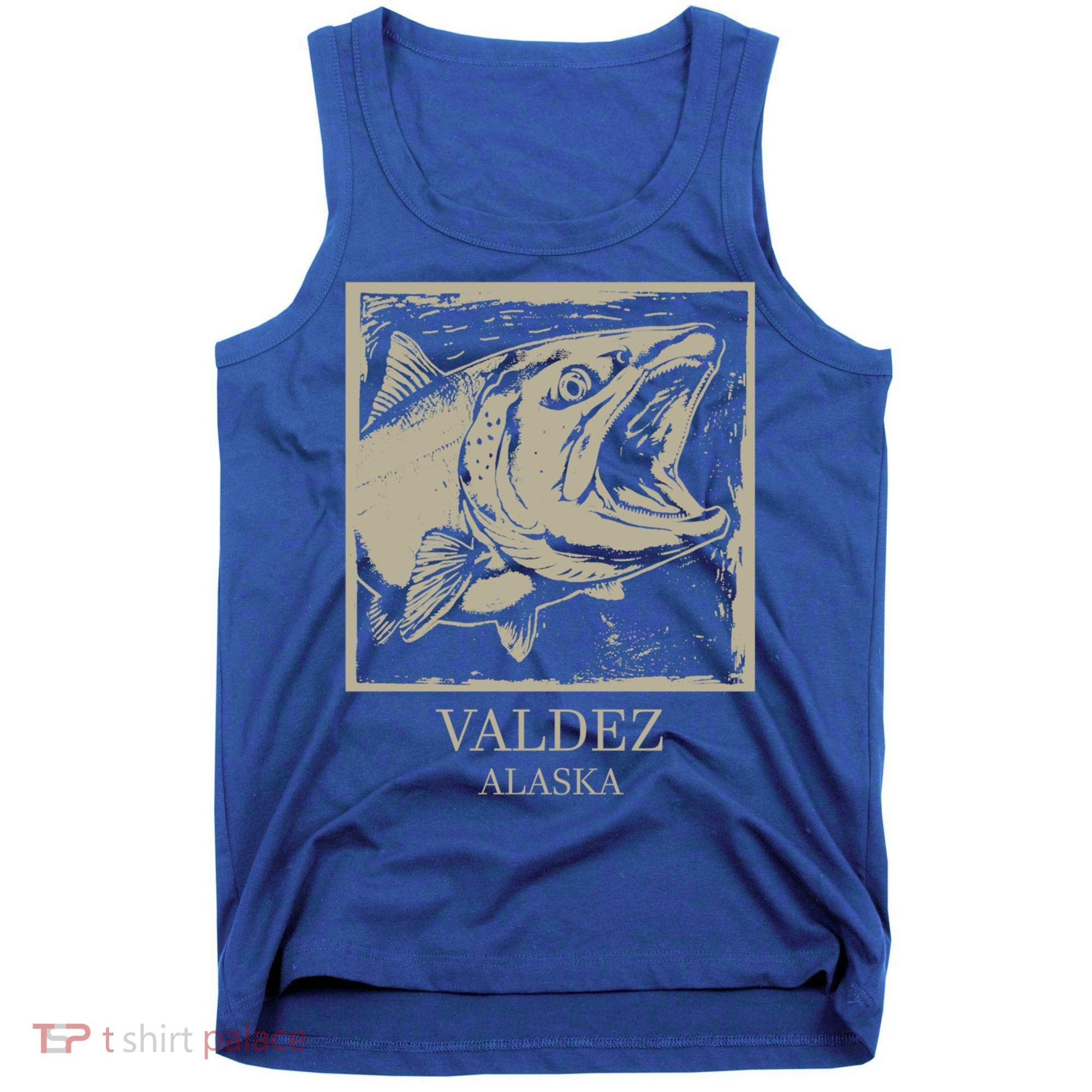 Fishing Town Souvenir Valdez Alaska Cute Gift Tank Top