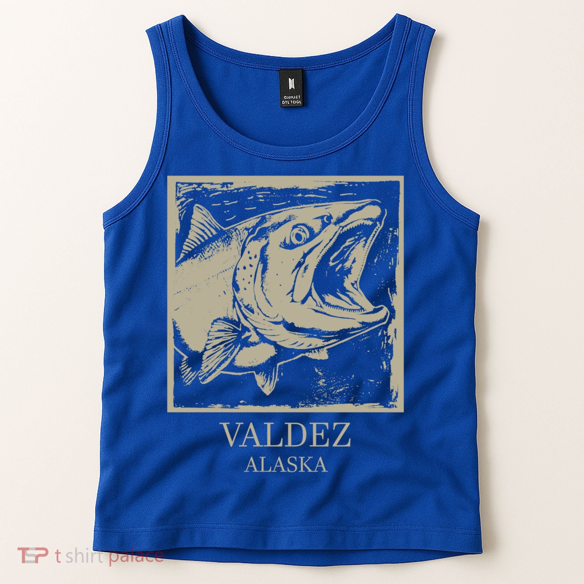 Fishing Town Souvenir Valdez Alaska Cute Gift Tank Top