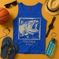 Fishing Town Souvenir Valdez Alaska Cute Gift Tank Top thumb 4
