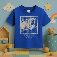 Fishing Town Souvenir Valdez Alaska Cute Gift Toddler T-Shirt thumb 3