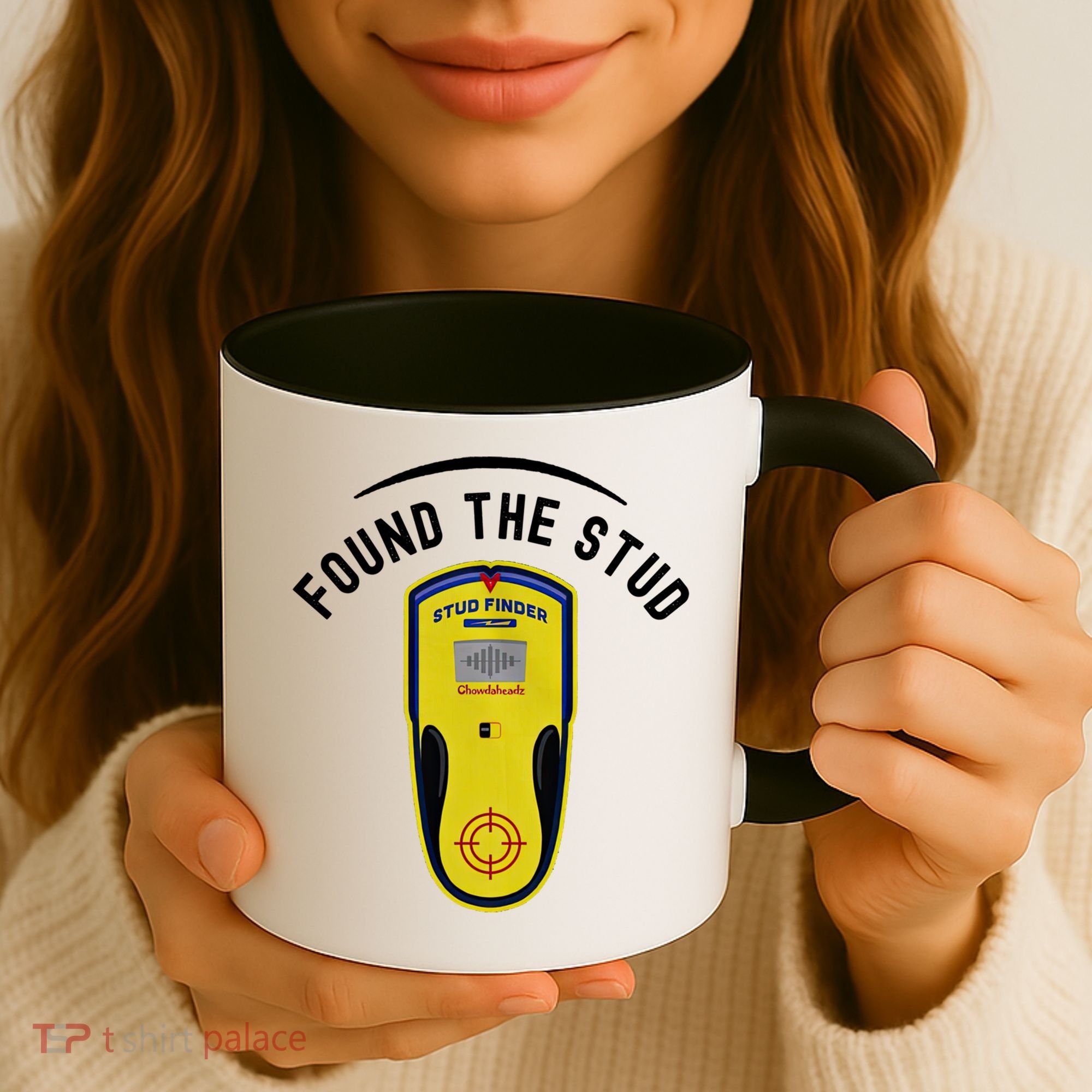 Found The Stud Dad Joke Handy Tools Funny Stud Finder Gift Coffee Mug