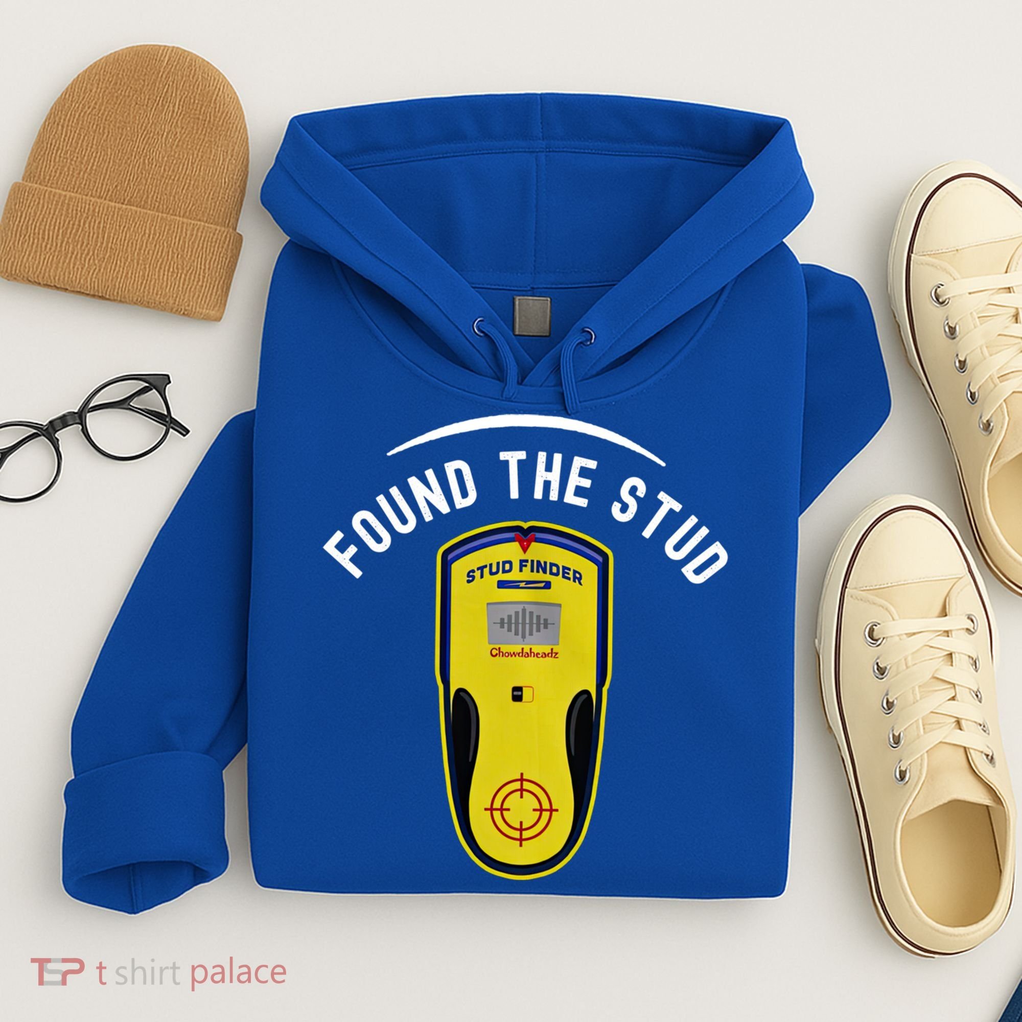 Found The Stud Dad Joke Handy Tools Funny Stud Finder Gift Hoodie