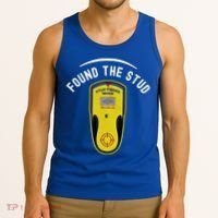 Found The Stud Dad Joke Handy Tools Funny Stud Finder Gift Tank Top thumb 3