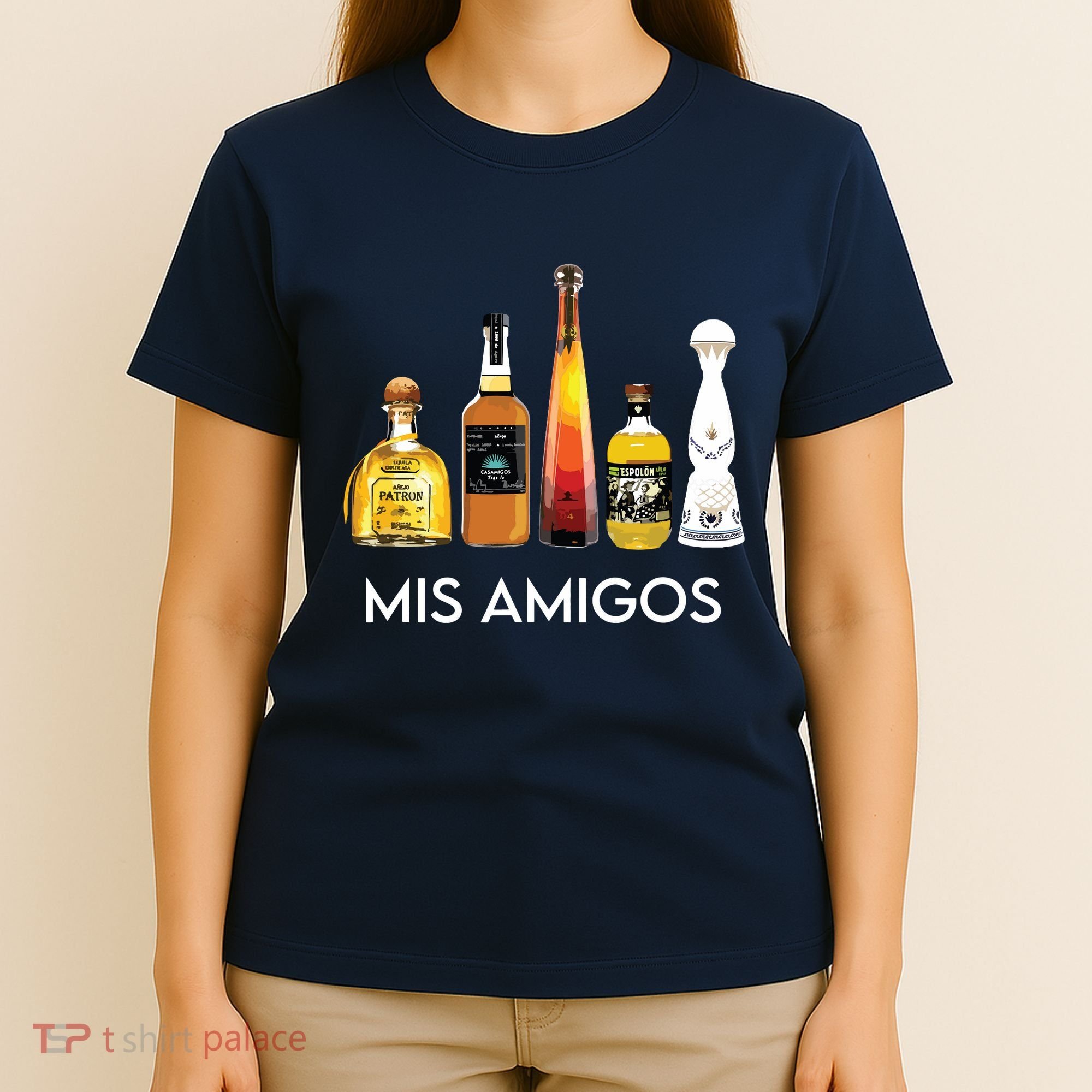 Funny Trendy Sarcastic Alcohol Amigos Tequila Women T-Shirt