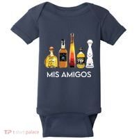 Funny Trendy Sarcastic Alcohol Amigos Tequila Women Baby Bodysuit thumb 0