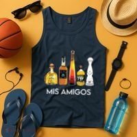 Funny Trendy Sarcastic Alcohol Amigos Tequila Women Tank Top thumb 4