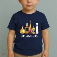 Funny Trendy Sarcastic Alcohol Amigos Tequila Women Toddler T-Shirt thumb 2