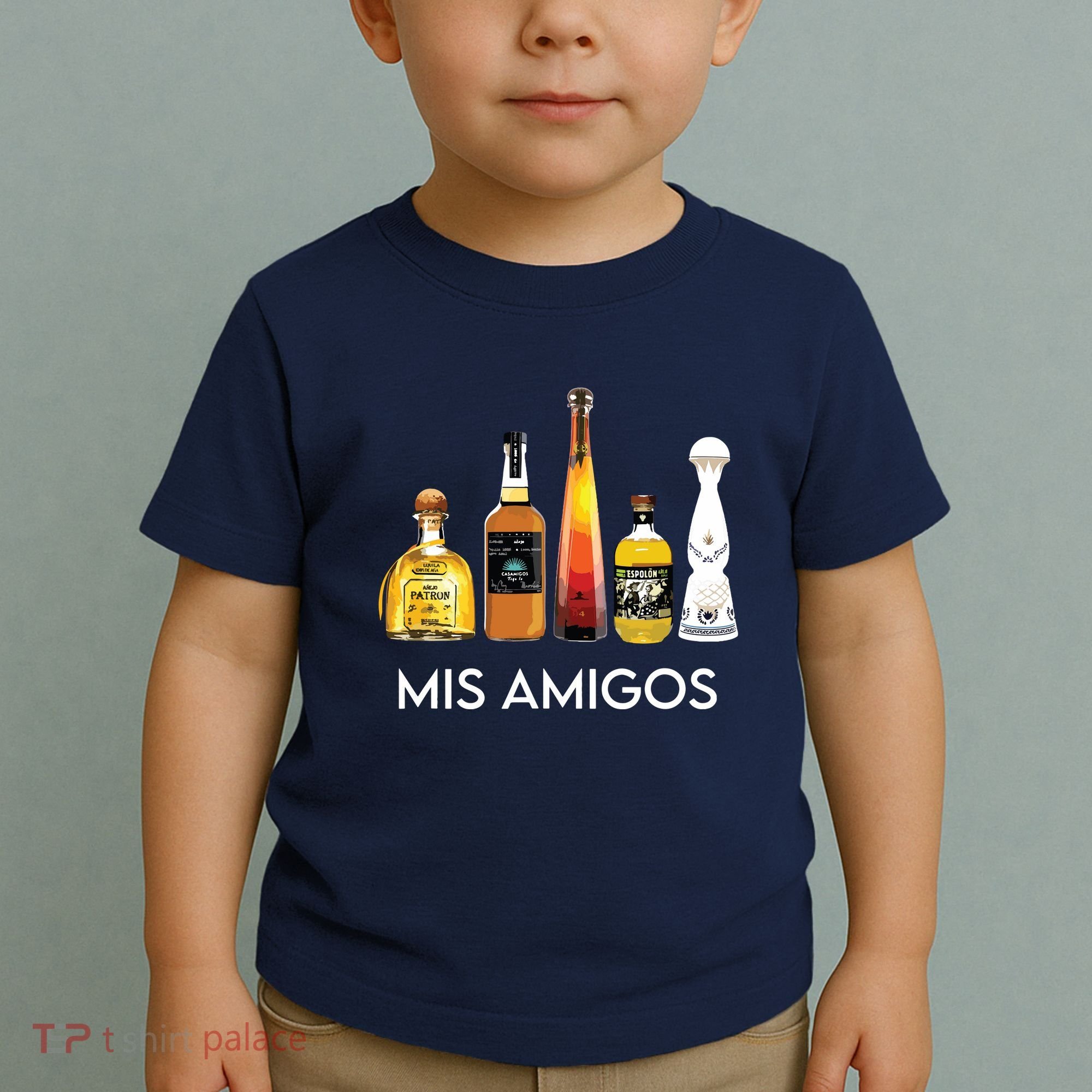 Funny Trendy Sarcastic Alcohol Amigos Tequila Women Toddler T-Shirt