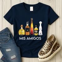 Funny Trendy Sarcastic Alcohol Amigos Tequila Women Women's T-Shirt thumb 3