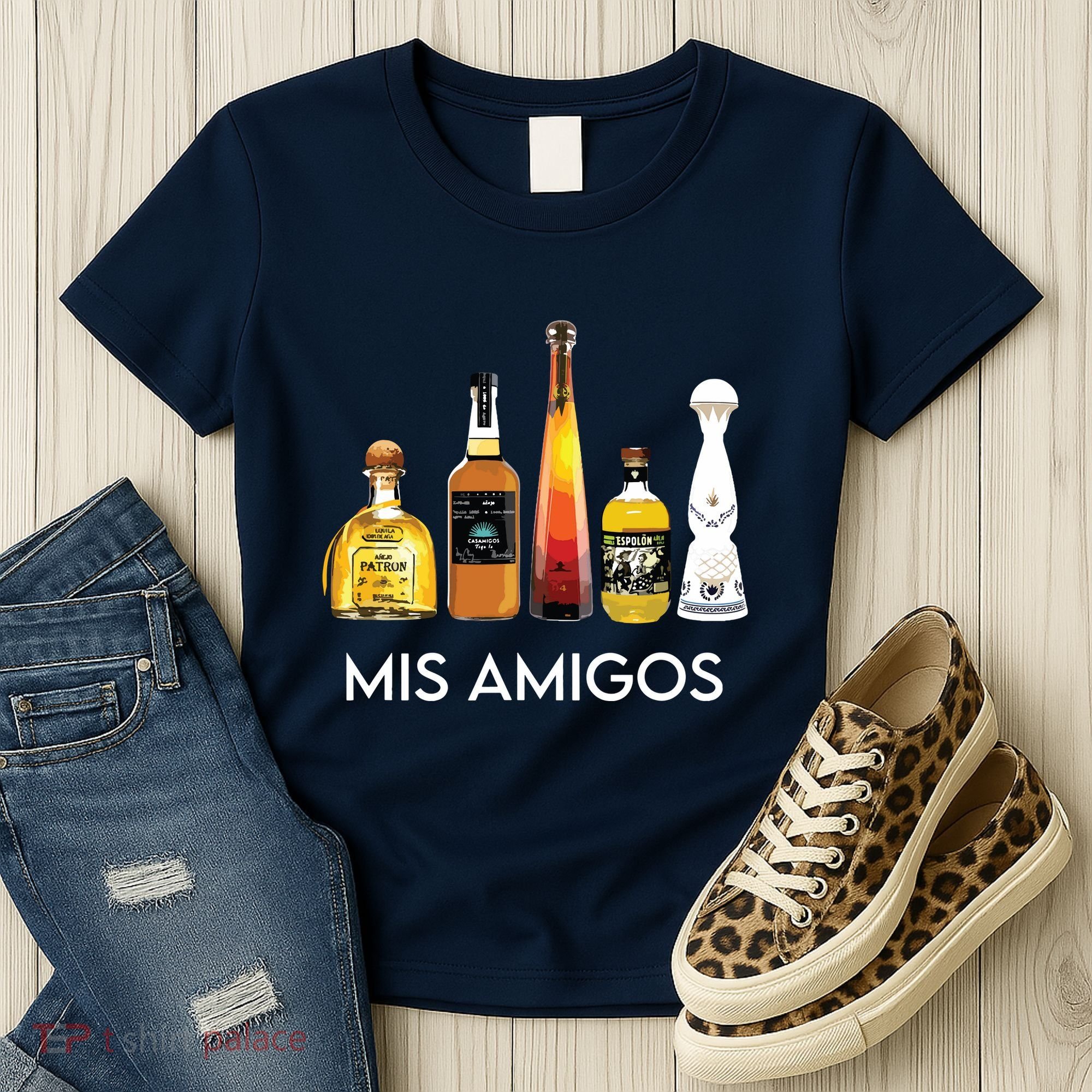 Funny Trendy Sarcastic Alcohol Amigos Tequila Women Women's T-Shirt