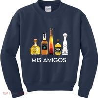 Funny Trendy Sarcastic Alcohol Amigos Tequila Women Kids Sweatshirt thumb 0