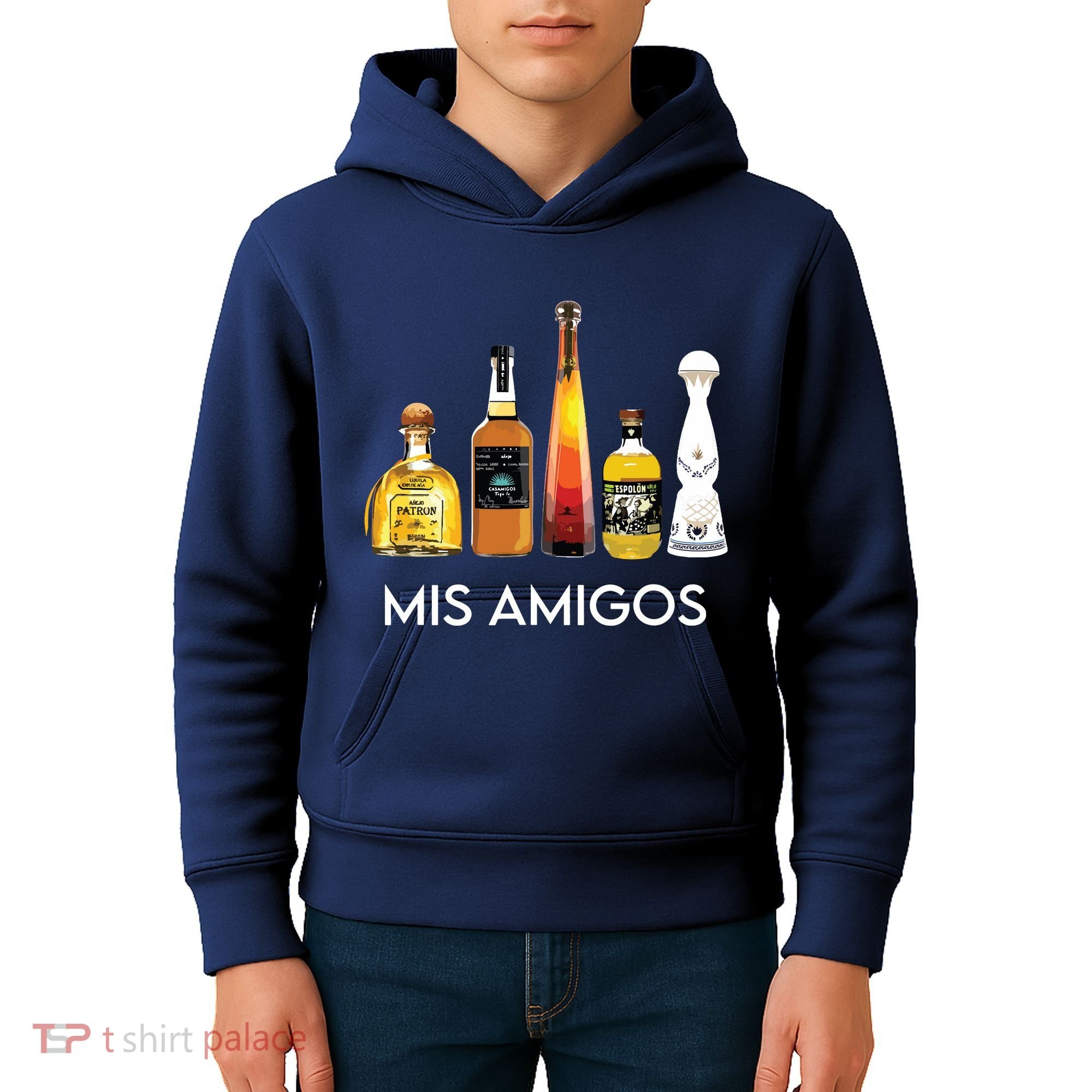 Funny Trendy Sarcastic Alcohol Amigos Tequila Women Kids Hoodie