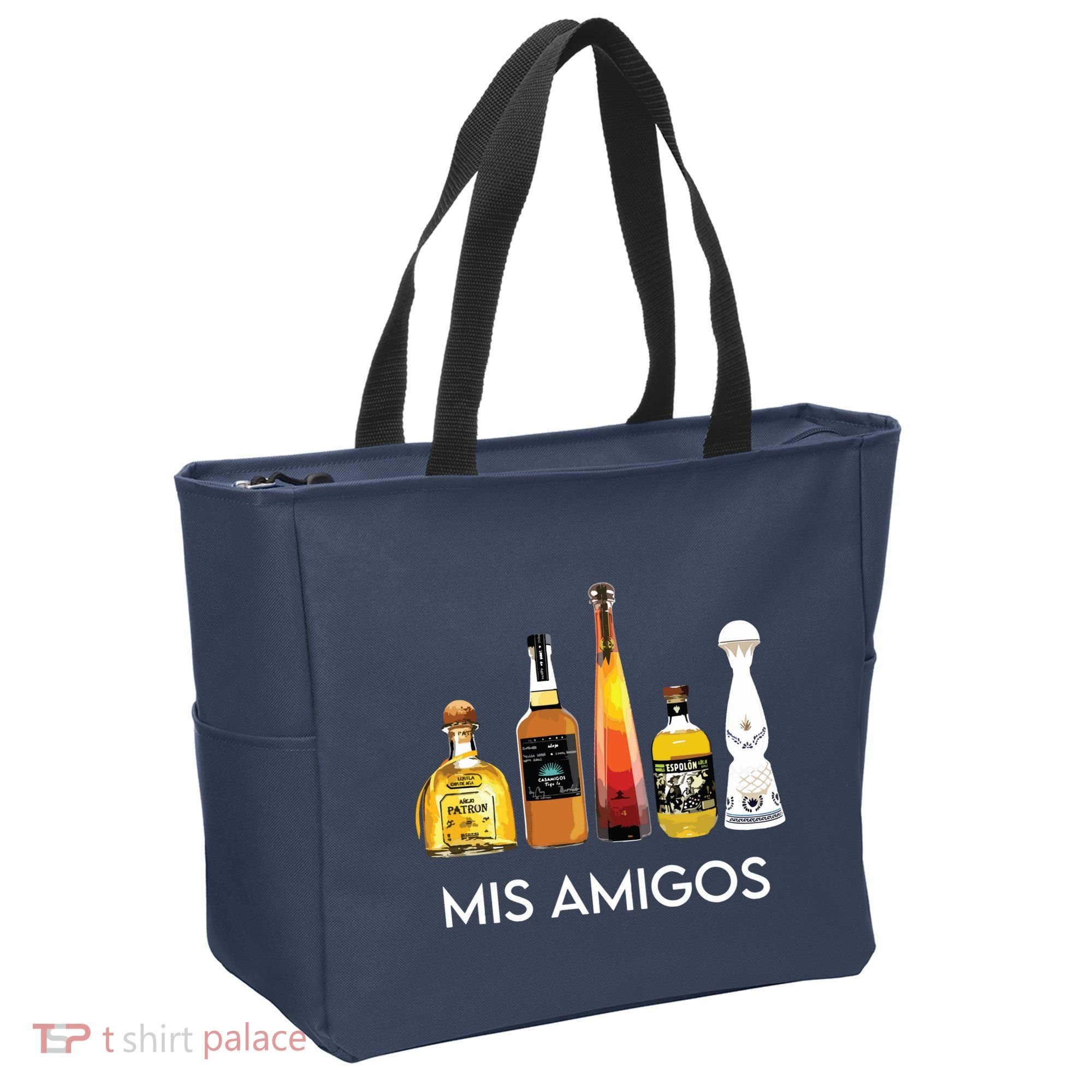 Funny Trendy Sarcastic Alcohol Amigos Tequila Women Tote Bag