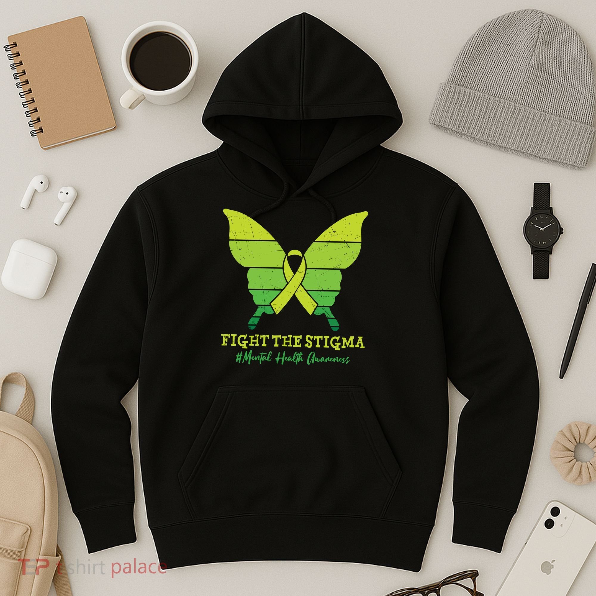 Fight The Stigma Mental Health Awareness Hoodie