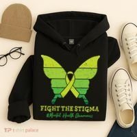 Fight The Stigma Mental Health Awareness Hoodie thumb 4