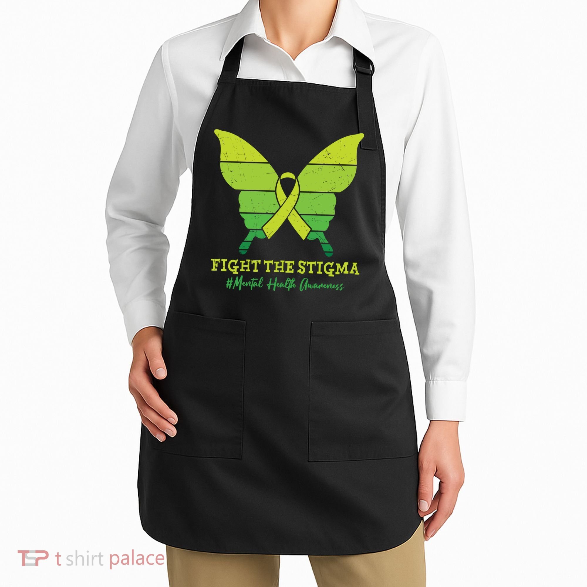 Fight The Stigma Mental Health Awareness Apron