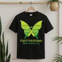 Fight The Stigma Mental Health Awareness T-Shirt thumb 2
