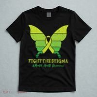 Fight The Stigma Mental Health Awareness T-Shirt thumb 5