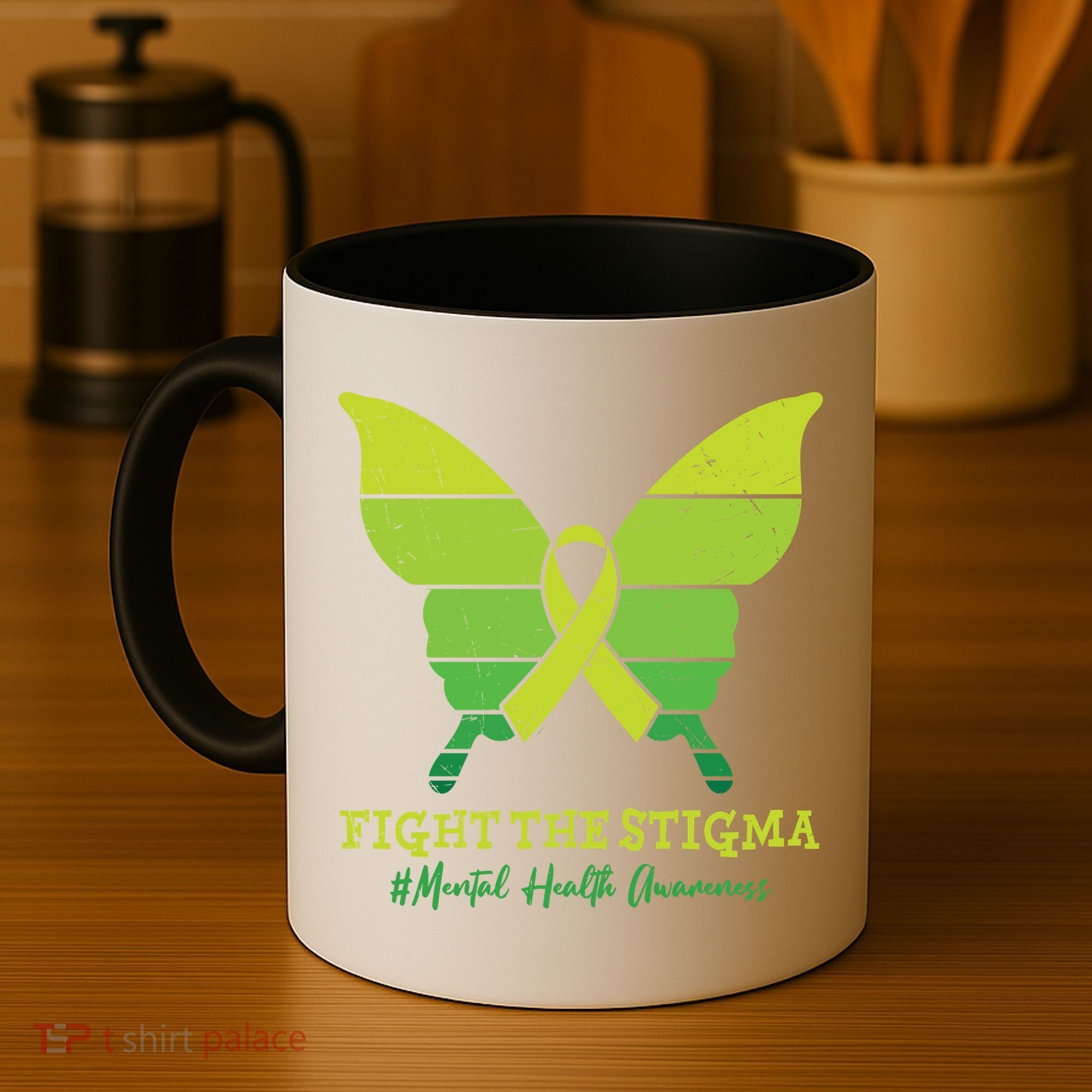 Fight The Stigma Mental Health Awareness Coffee Mug