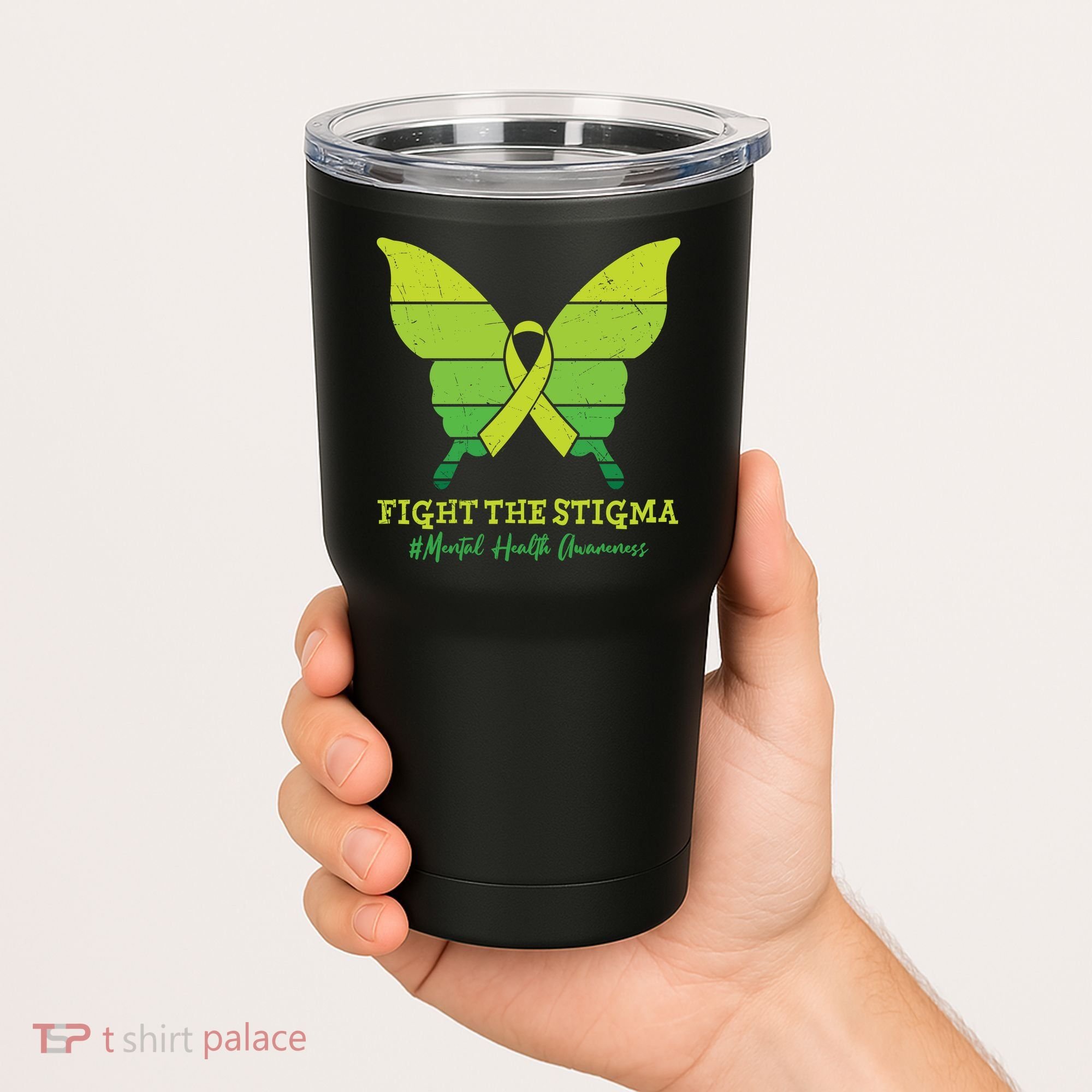 Fight The Stigma Mental Health Awareness Tumbler
