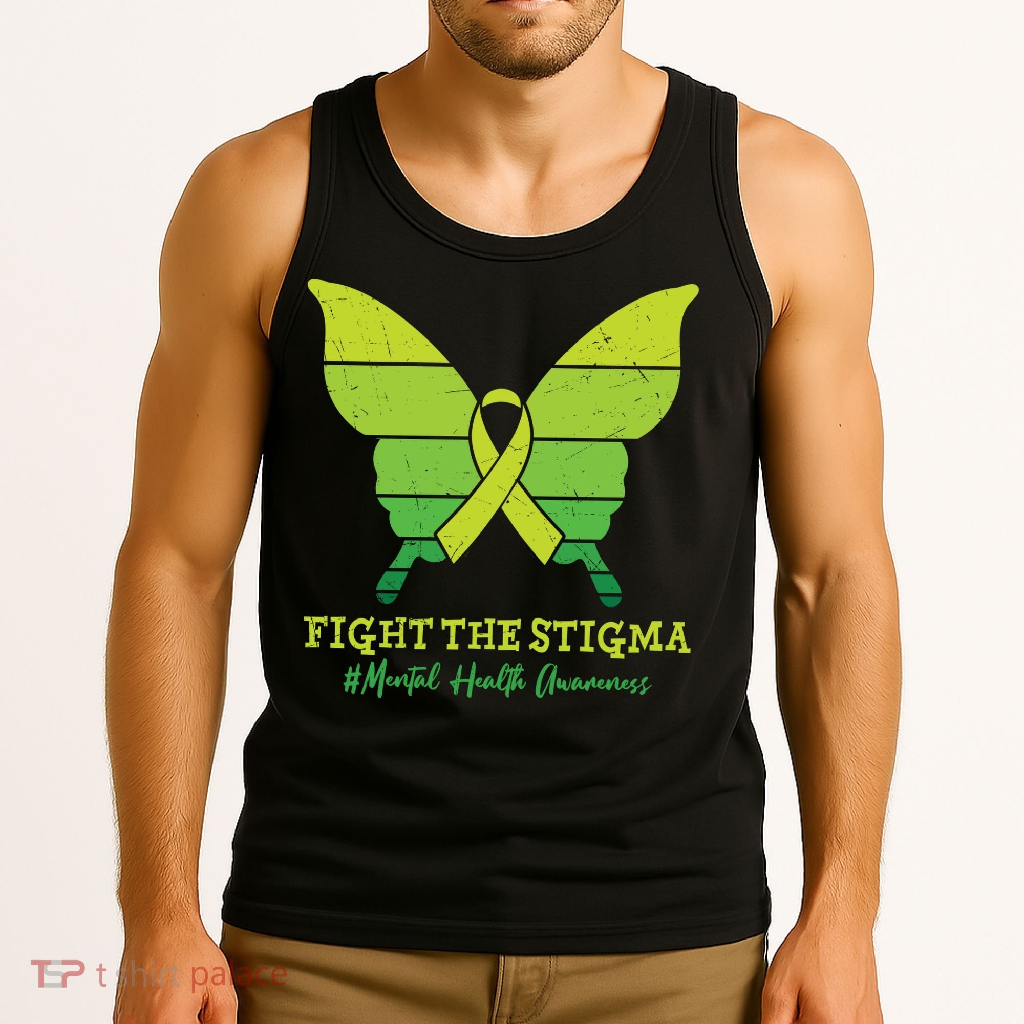 Fight The Stigma Mental Health Awareness Tank Top