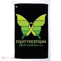 Fight The Stigma Mental Health Awareness Golf Towel thumb 0